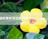 中国检察教育培训网络学院http http   www sppet cn