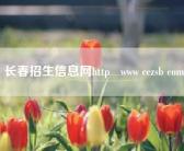 长春招生信息网http   www cczsb com