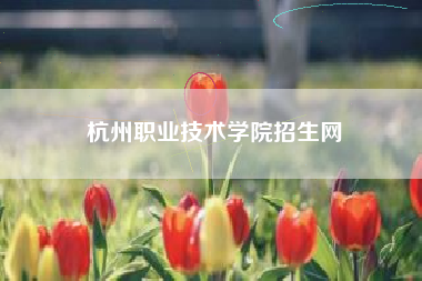 杭州职业技术学院招生网